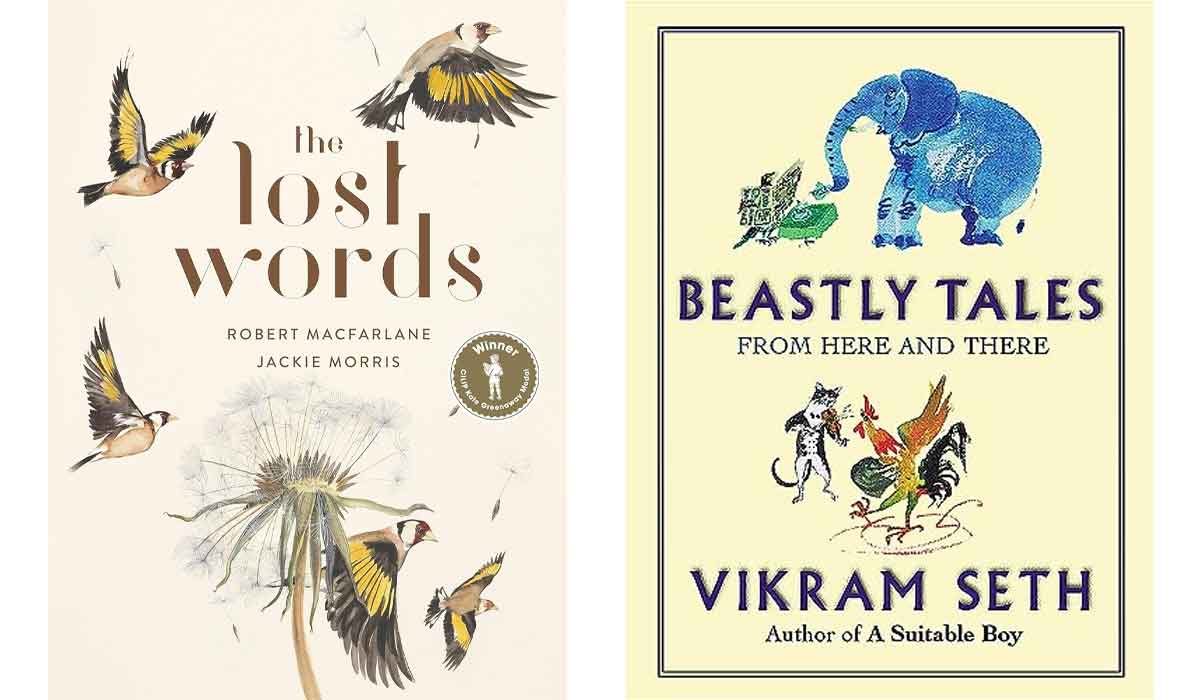 Images of book covers The Lost Words and Beastly Tales