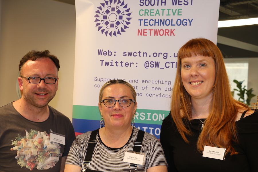 Three research fellows from the South West Creative Technology Network