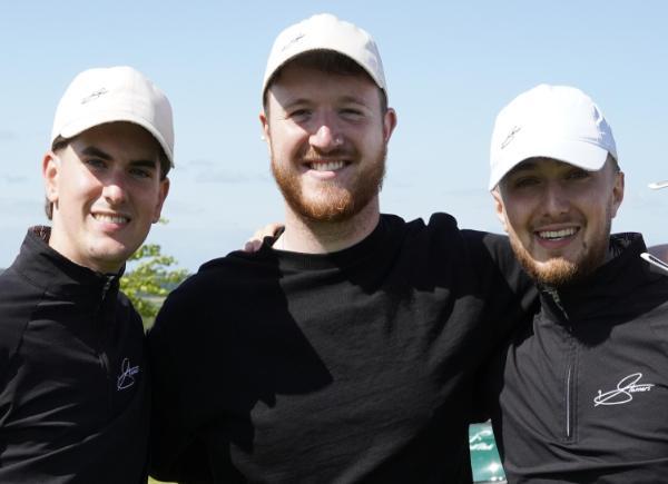 Co founders of Stanners posing in their apparel