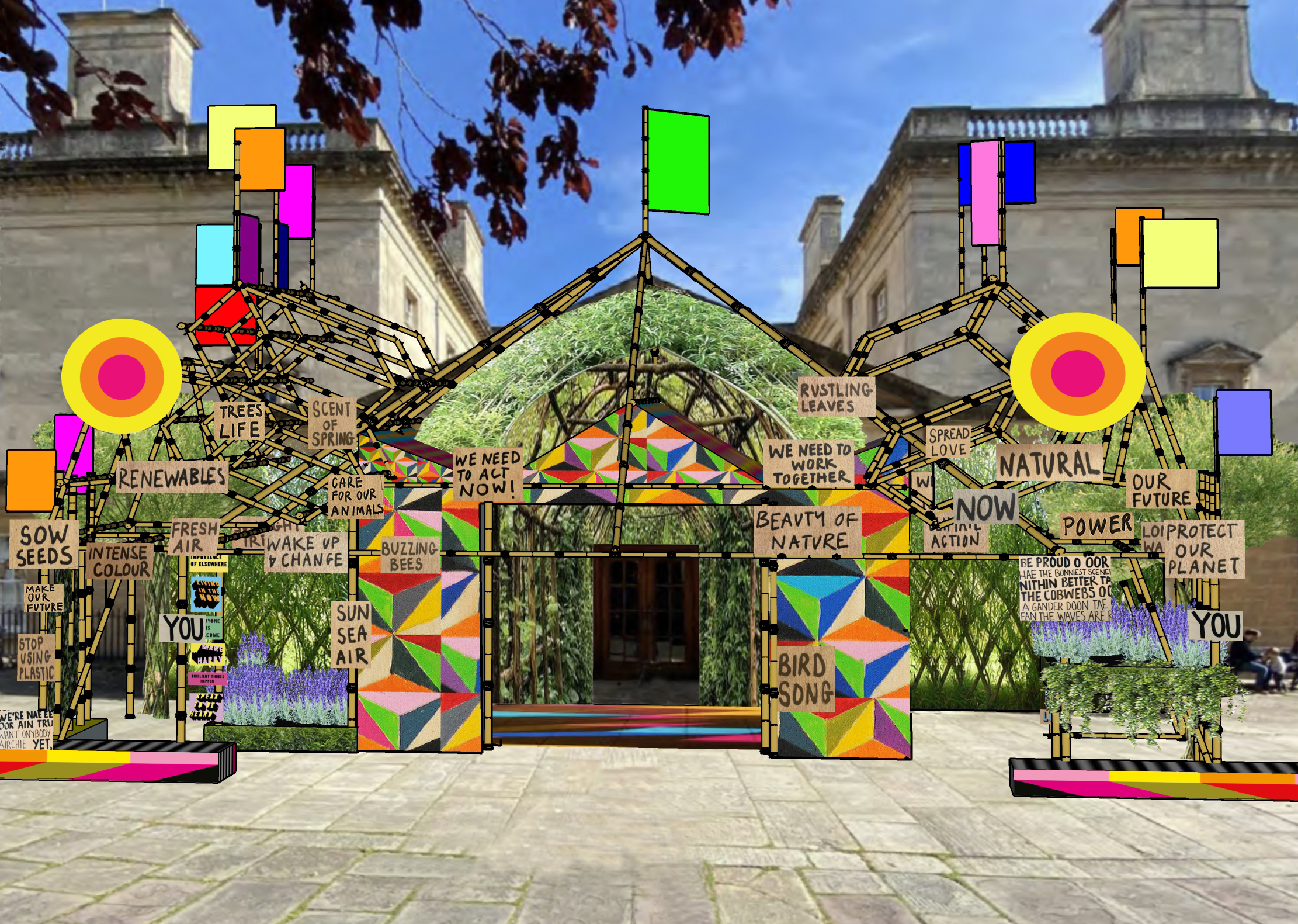 Forest of Imagination by Morag Myerscough