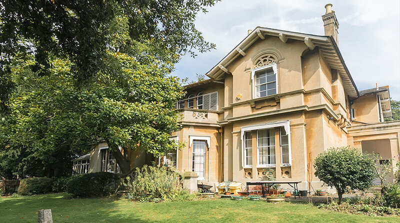 View of Fairfield House.