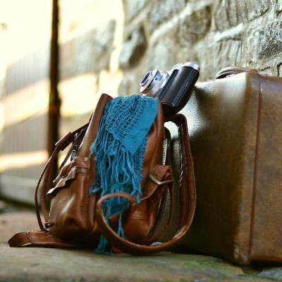 Vintage bag and suitcase