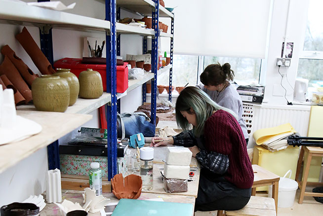 Ceramics studio