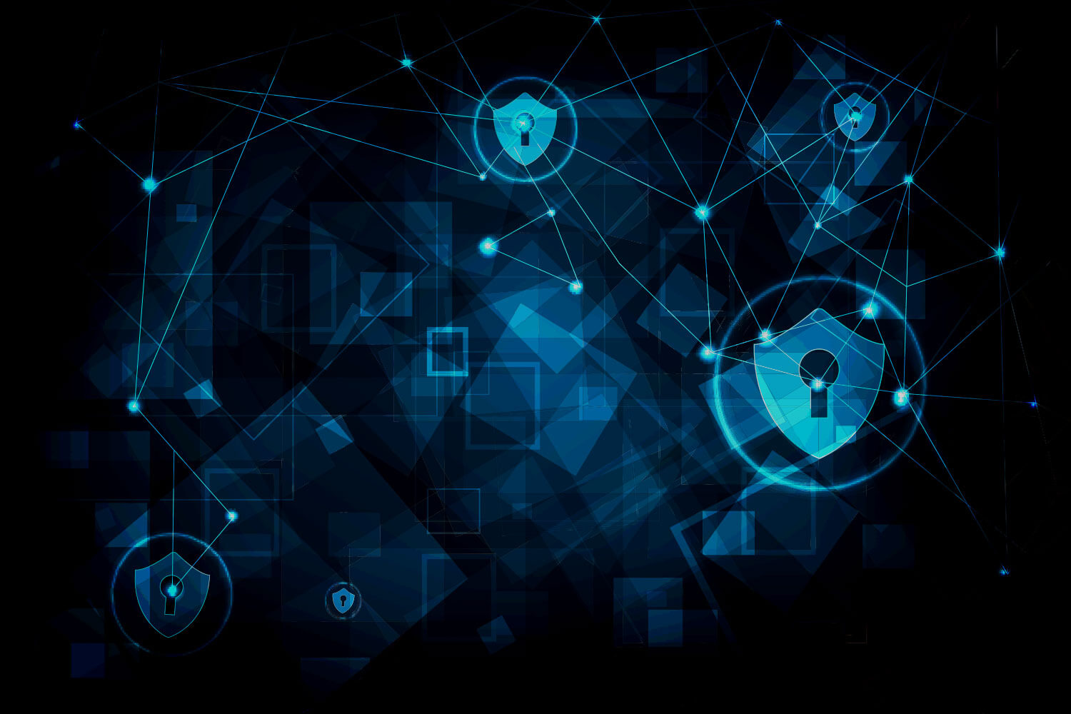 Computer generated image of floating locks