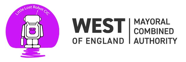 West of England and Little Lost Robot logos