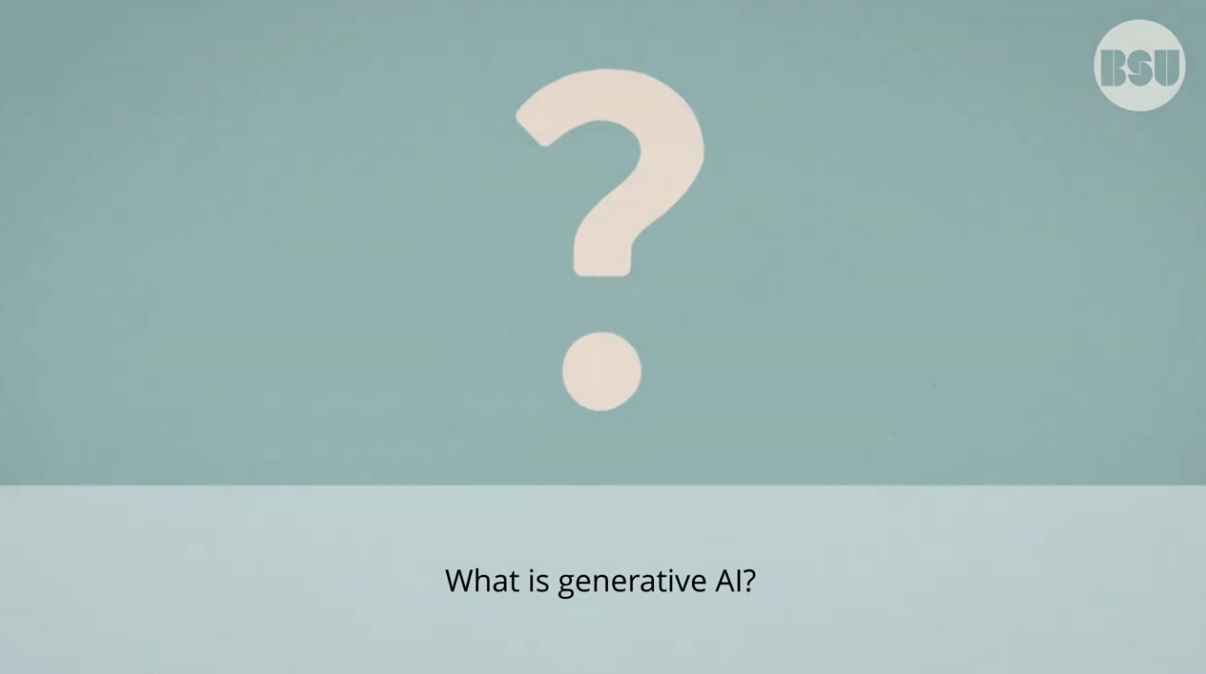 Thumbnail for youtube video What is GenAI