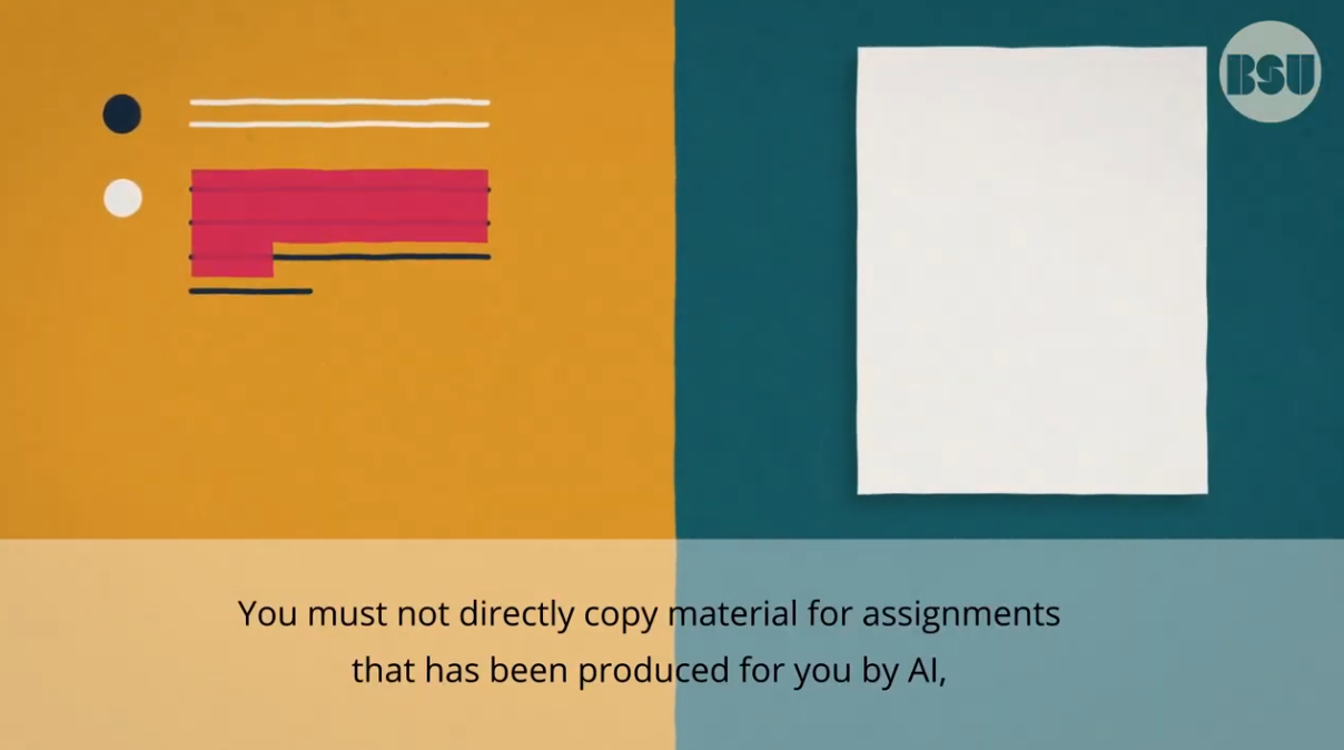 Thumbnail for a youtube video about academic integrity