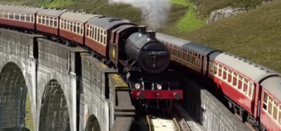 A generative AI image of a steam train showing an incorrectly placed second chimney due to hallucination