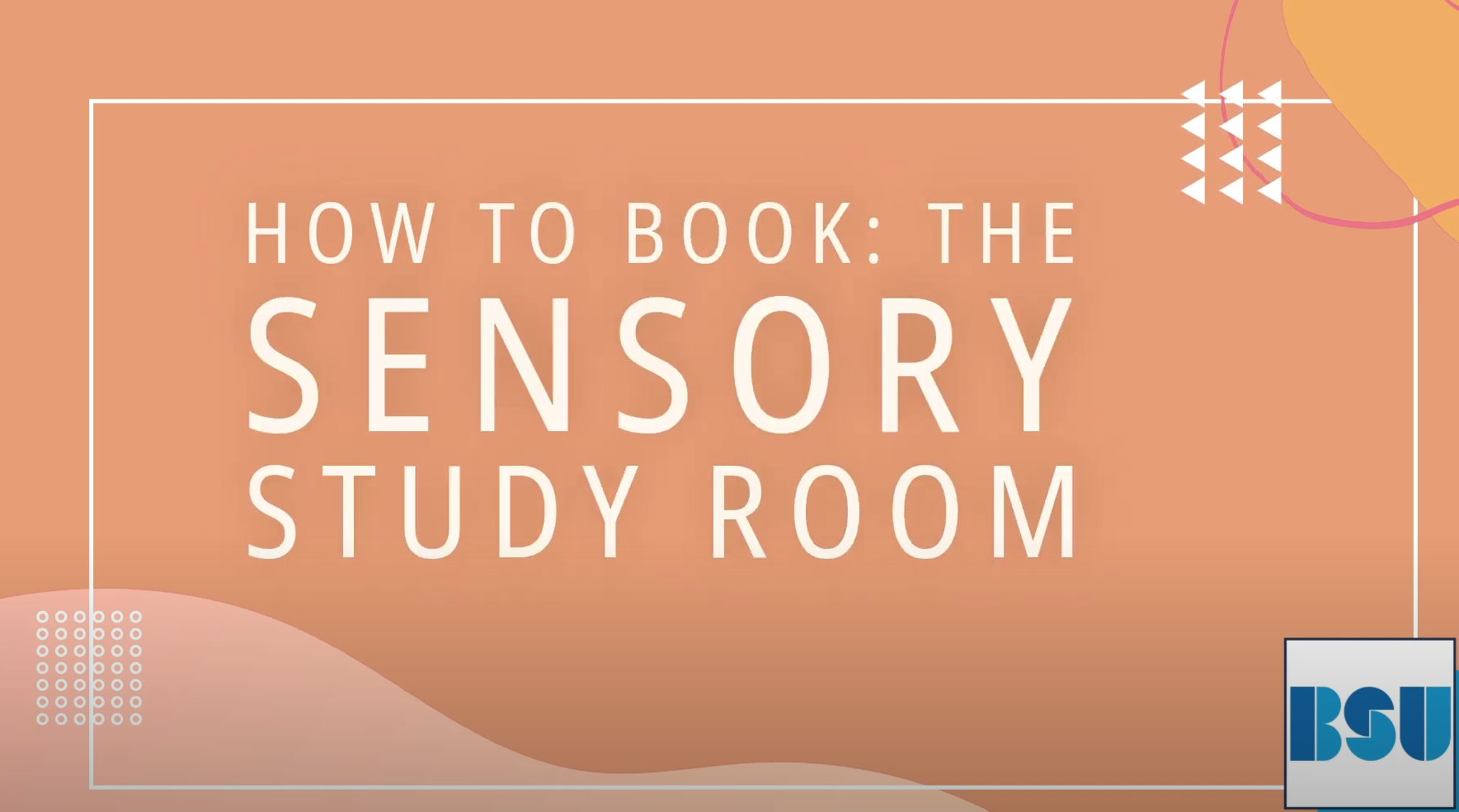 How to book the sensory study room video thumbnail
