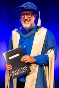 Andrew Grant receives his honorary doctorate