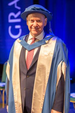 Lord Jonathan Evans in his academic robes