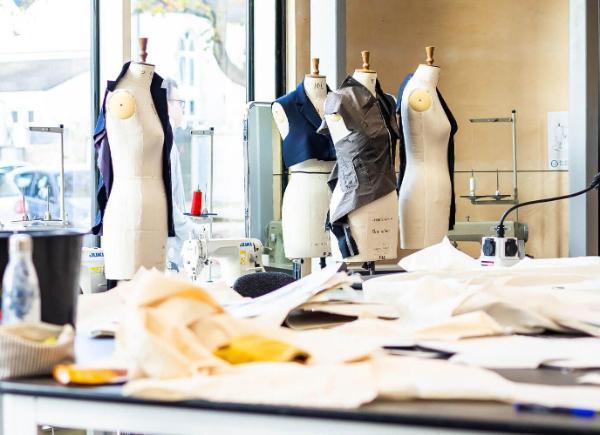 A collection of mannequins featuring works in progress