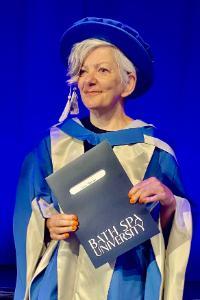 Kate Morton with her honorary doctorate