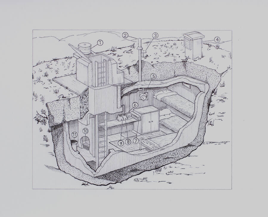 A drawing by Andy Bannister