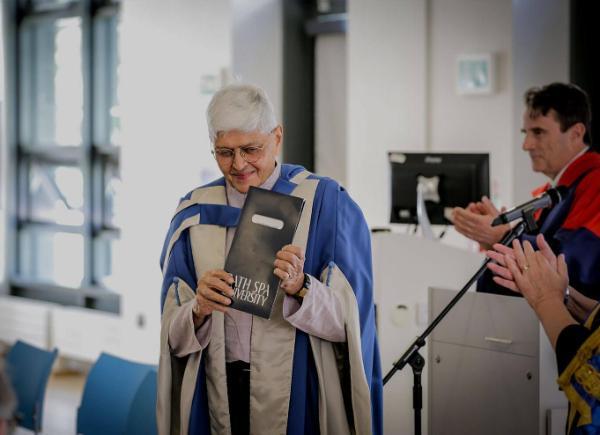 Dr Gopalkrishna Gandhi with his Honorary Doctorate