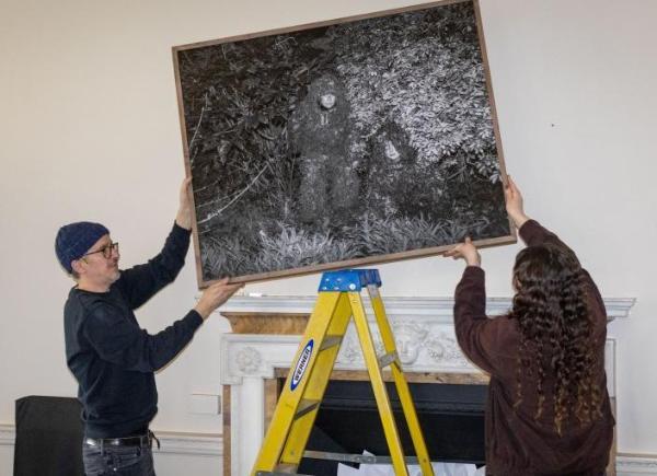 Artwork installed in Main House