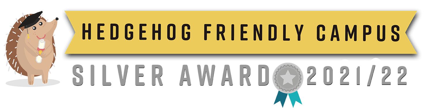 Hedgehog Friendly Campus Silver Award 2021/22