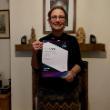 Sarah Earl with CPD certificate.