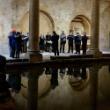 A choir sing at the Roman Baths