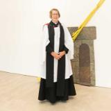 Bath Spa University's Chaplain, Katy, pictured at Locksbrook campus