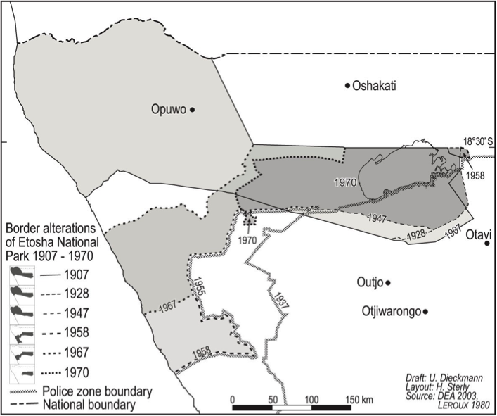 The shifting boundaries of Game Reserve No. 2