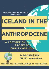 Iceland in the Anthropocene poster