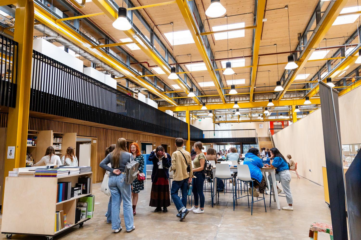 A wide angle shot of the Street at Locksbrook