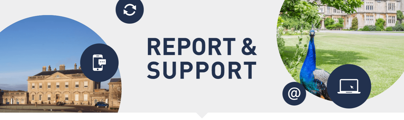 Report and Support logo