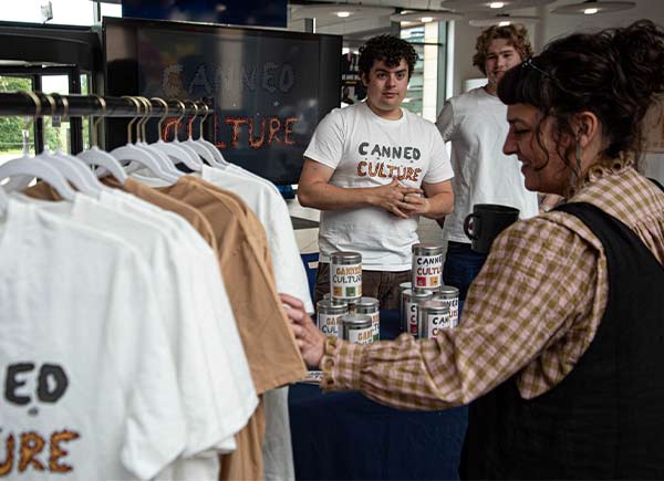 Stallholder at Canned Culture